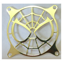 80mm Spiderman (Gold) Laser Cut Steel  Fan Grill - £10.99 GBP
