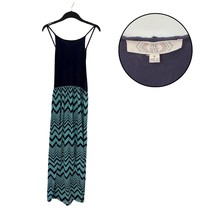 Pink Rose Women’s Maxi Dress L Black Turquoise Sleeveless Casual Boho - $402.48 MXN
