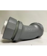 Emerson ST-45300 3&quot; 45° Liquid Tight Connector, Malleable Iron, Zinc Plated - $112.20