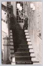 RPPC Boscawen Manor Lunenburg Nova Scotia Front Stairway 1960s Vintage Postcard - $48.32