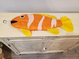 NEW Goldfish / Clown Fish Garden Porch Flag Windsock 23&quot; SHIPS FROM THE USA - £6.31 GBP