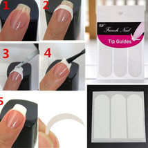 New French Manicure Nail Art Tips Form Guide Sticker Polish DIY #2 - £2.03 GBP+
