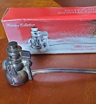 Godinger Silver Plated Snowman Candle Snuffer Christmas Holiday Collection - $14.50