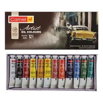 Camel Artist&#39;S Oil Color Box - 20Ml Tubes, 12 Shades - $22.57