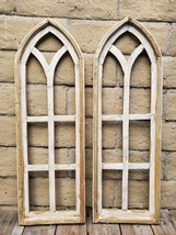 Set of 2, 36&quot; H - Ferreto Farmhouse Arch, Shaby Chic, Distressed - £50.07 GBP