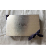 Bergdorf Goodman box rectangle medium with ribbon empty silver - $14.84