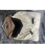 Runway Brown Black And Cream Knit Women’s Sweater Size 3X - $335.52 MXN