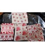 20 Pcs Jewelry Bags Drawstring Canvas Christmas Tree Pouches for Gift Pa... - $24.44 CAD