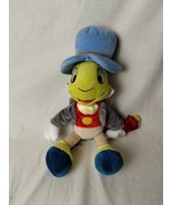 Disney Store Exclusive Authentic Original Jiminy Cricket 14&quot; Plush Stuff... - £13.25 GBP