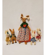 Vintage BAPS Edith Von Arps Story Book Peter Rabbit Family Dolls Made In... - £116.85 GBP
