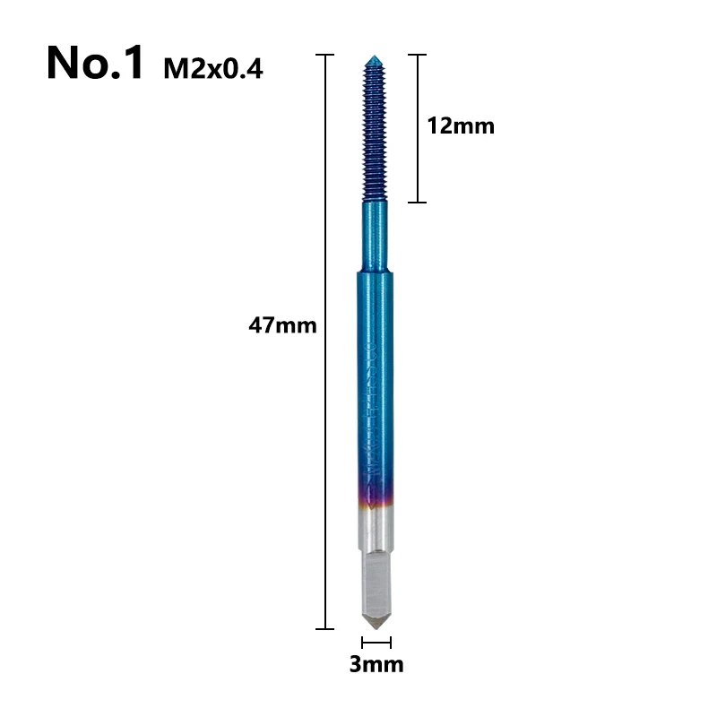 XCAN Fluteless Forming hine Taps M2-M12 Metric hine  Tap Extrusion Taps HSS Thre - £121.89 GBP