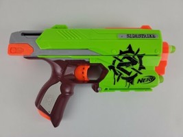 Nerf Zombie Strike Sidestrike Pistol Gun Blaster With 3 Nerf Darts - £8.92 GBP