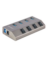StarTech.com 4-Port Self-Powered USB-C Hub with Individual On/Off Switch... - $75.99