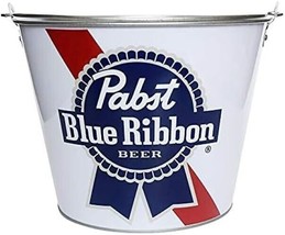 Pabst Blue Ribbon Metal Beer/Ice Bucket NEW - $27.67