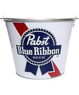 Pabst Blue Ribbon Metal Beer/Ice Bucket NEW - £21.79 GBP