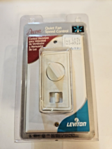 Leviton 6620-W White Quiet Combination Fan Control &amp; Dimmer - $16.33