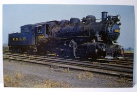 Railroad Postcard Wheeling &amp; Lake Erie 0-6-0 Railway Steam Train 3968 Huron Ohio - £5.97 GBP