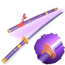 LED Glowing Roronoa Cosplay Katana - 40 Inch Rechargeable Light Up Sword image 2