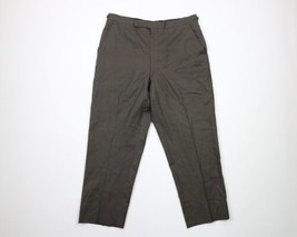 Vtg 30s 40s Streetwear Mens 34x27 Wool Chromatic Flat Front Pants Trousers USA - £89.19 GBP