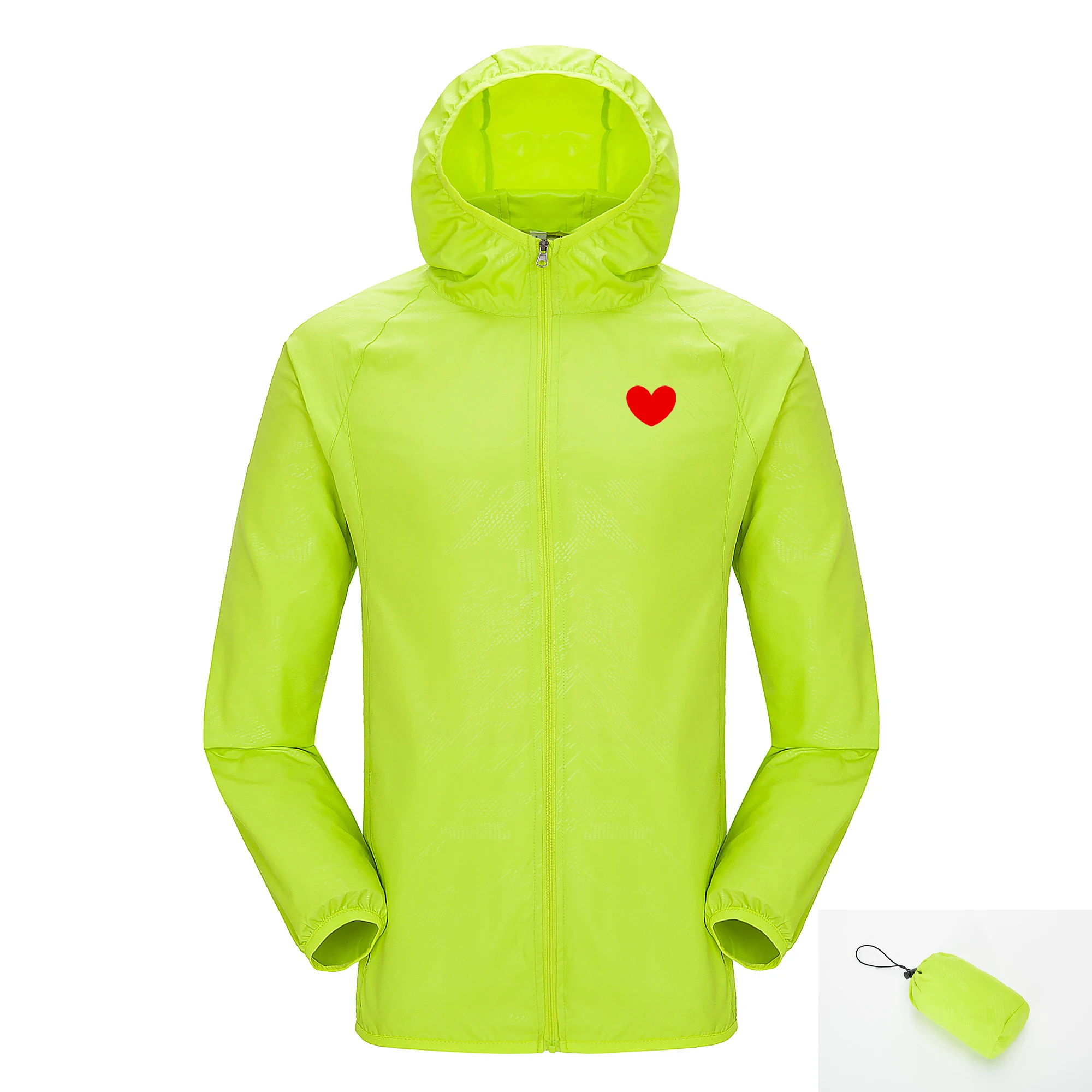 Women Love print Jacket  Protect jacket Clothing Waterproof jacket  Outdoor Thin - £89.17 GBP