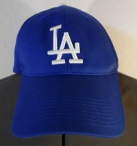 LA Cap MLB Outdoor Cap Blue Hook and Loop one size fits all Los Angeles Hat - £10.42 GBP