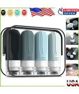 Compact 2oz Travel Bottles with Toiletry Bag - Perfect for On-the-Go Fam... - $315.07 MXN