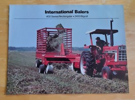 International Balers 400 Series Rectangular 2400 Sales Brochure Pamphlet Specs - $22.70