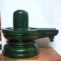 Green Jade Shivling For Calm &amp; Peaceful Mind 600 grams - $225.72