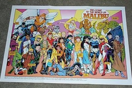 1992 Marvel Malibu Comics promo poster 1: Miss Fury,Evil Ernie,Dead Clown,1990&#39;s - £19.91 GBP