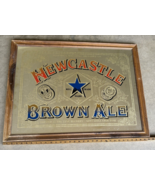 NEWCASTLE BROWN ALE &quot;The One and Only&quot; Vintage mirror beer sign 32 X 25 - €106,61 EUR