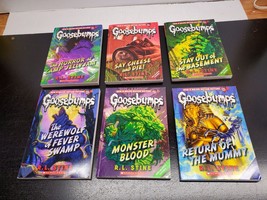 Lot of 6 Goosebumps Books by R.L. Stine - £19.47 GBP