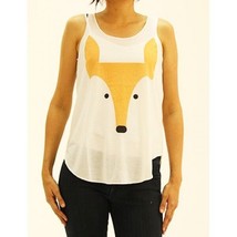 FOX Tank Top T Shirt Print Casual Light Weight S/M M/L Tee Women&#39;s Foxy ... - £11.68 GBP