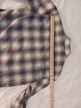 Wrangle Long Sleeves Spread Collar Shirt Gray Plaid - Medium image 5