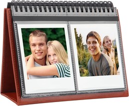64 Pockets Desk Calendar Album For Polaroid 600 I-Type 3 X 4 X 5 Inch Film - £28.38 GBP