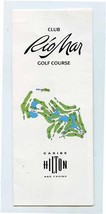 Club Rio Mar Golf Course Brochure Caribe Hilton Casino Puerto Rico Georg... - £13.91 GBP