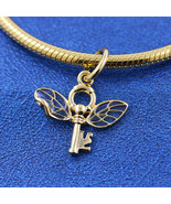 14K Gold-Plated HP Winged Key Pendant with Enamel Dangle Charm - $25.51 CAD
