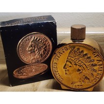 AVON Indian Head Penny EXCALIBUR After Shave Bottle EMPTY &amp; Original Box... - $11.67