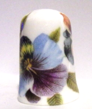Pansy Flower Thimble - £5.94 GBP