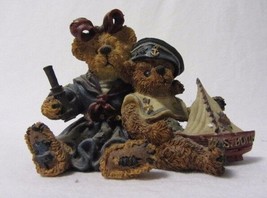 Boyds Bears Bearstone Collection Elvira &amp; Chauncey Fitzbruin Shipmates Figurine - £7.58 GBP