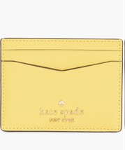 Kate Spade New York Staci Small Slim Card Holder DANDELION YELLOW New - $33.66