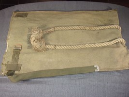 Wwii Kor EAN War Vietnam War Transport Bag Canvas W/ Rope Handles 5420-267-0058 - £19.11 GBP