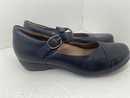 Dansko Womens Blue Fawna 55015500200 Round Toe Mary Jane Shoes 38 7.5 - £31.75 GBP