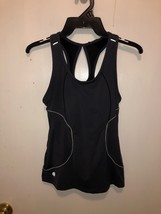 Athleta Energy Fitness Tank Top Womens SZ XS Bra Shelf Zipper Pocket in Back EUC - £12.41 GBP