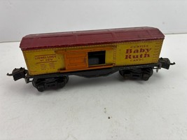 LIONEL LINES YELLOW PRE-WAR BOX CAR BABY RUTH O GAUGE 1679 - $13.00
