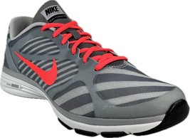 Nike Women&#39;s Dual Fusion Tr Print GREY/RED Training Shoes, 579812-013 - £39.37 GBP