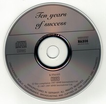 Naxos - Ten Years of Success (CD disc) 1997 - £3.10 GBP