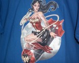 TeeFury Wonder LARGE &quot;Wonder Bomb&quot; Wonder Woman Tribute Shirt ROYAL BLUE - £11.00 GBP