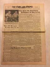 Stars and Stripes Newspaper Sep 25 1945 Bets Given Job Guarantees Lt Epe... - $18.70