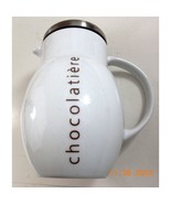 Bodum Chocolatiere 44 Oz Hot Chocolate Frother White Porcelain Crate And Barrel - $24.99