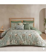 West Park Comforter Set Green 8-Piece Garnet Pillow Shams Decorative Pil... - €158,93 EUR+